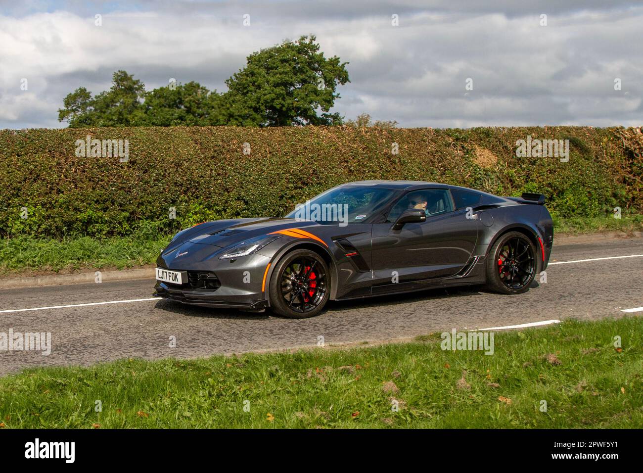 2006 Chevrolet C6 Corvette Stingray Z06 hard-top coupe; Isolated ...