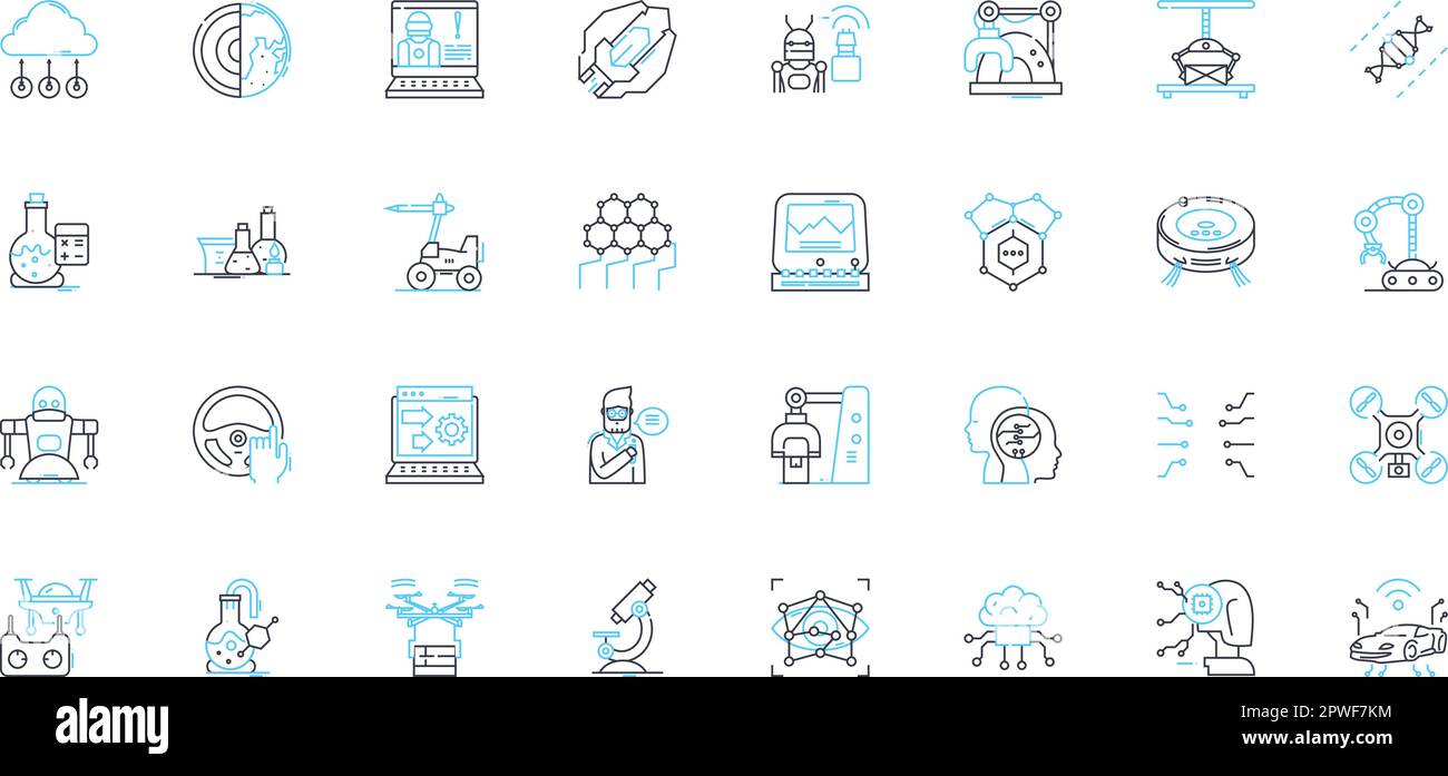 Natural Disaster linear icons set. Tornado, Hurricane, Flood, Tsunami, Earthquake, Avalanche, Landslide line vector and concept signs. Hailstorm,Cycl Stock Vector