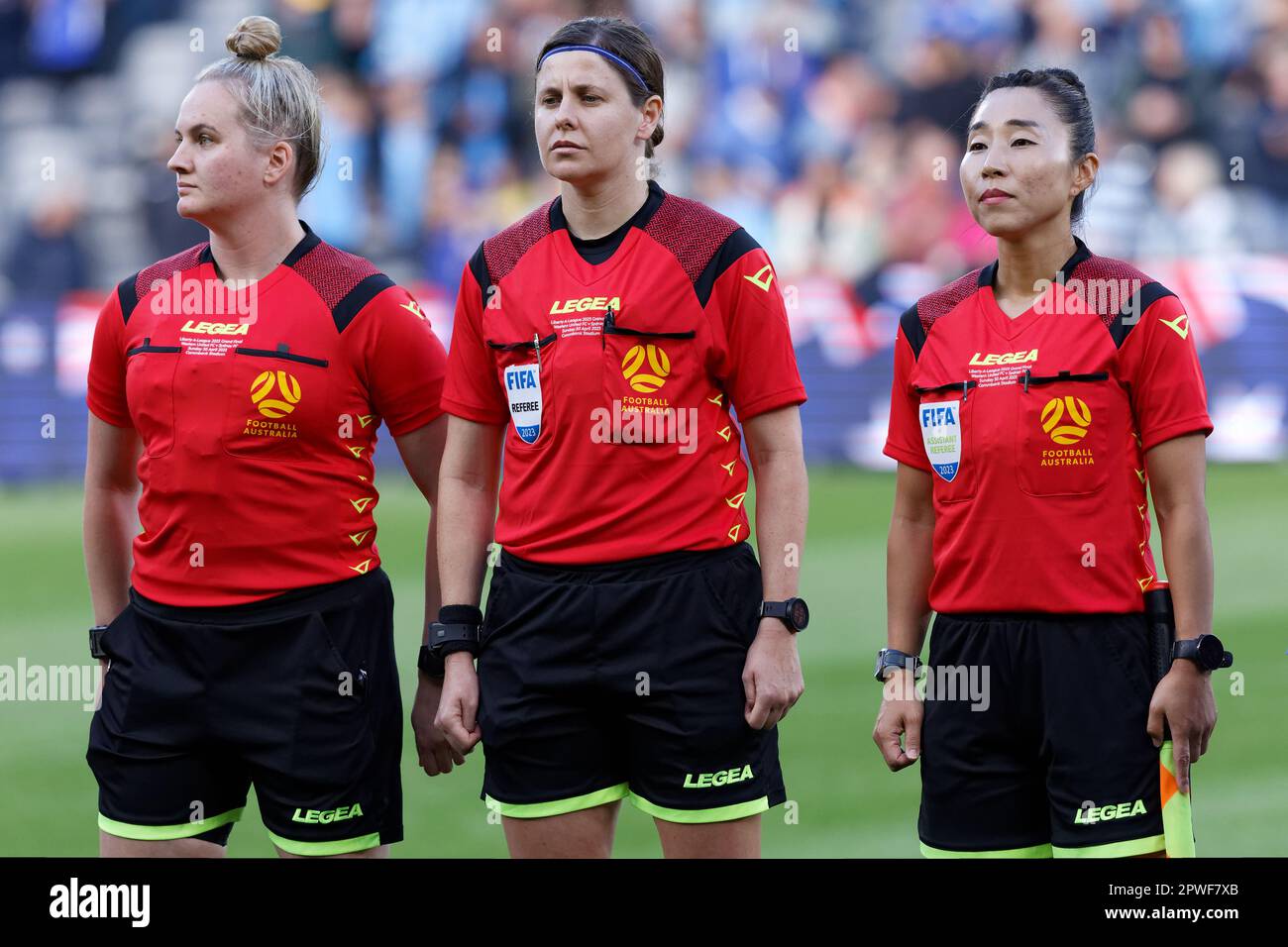 Sydney, Australia. 30th Apr, 2023. Referees, Isabella Blaess, Casey