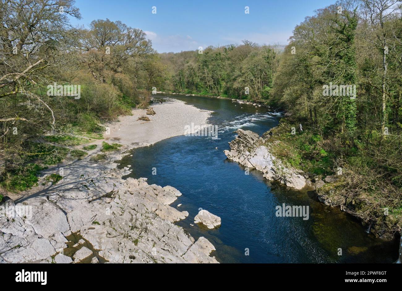 The River Lune at Kirkby Lonsdale, Cumbria Stock Photo Alamy