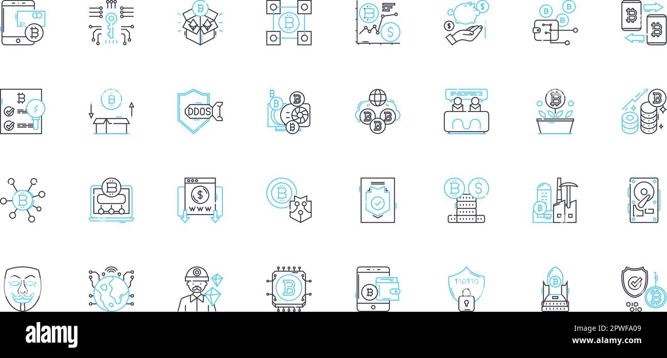Space travel linear icons set. Rockets, Expedition, Orbit, Extraterrestrial, Terraform, Galaxy, Starbound line vector and concept signs. Cosmonaut Stock Vector
