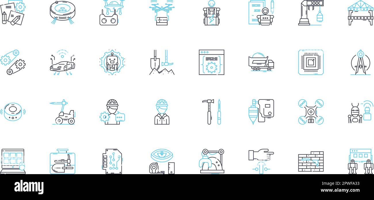 Biochemical science linear icons set. Metabolism, Enzymes, Proteins, Carbohydrates, Lipids, Nucleotides, DNA line vector and concept signs. RNA Stock Vector