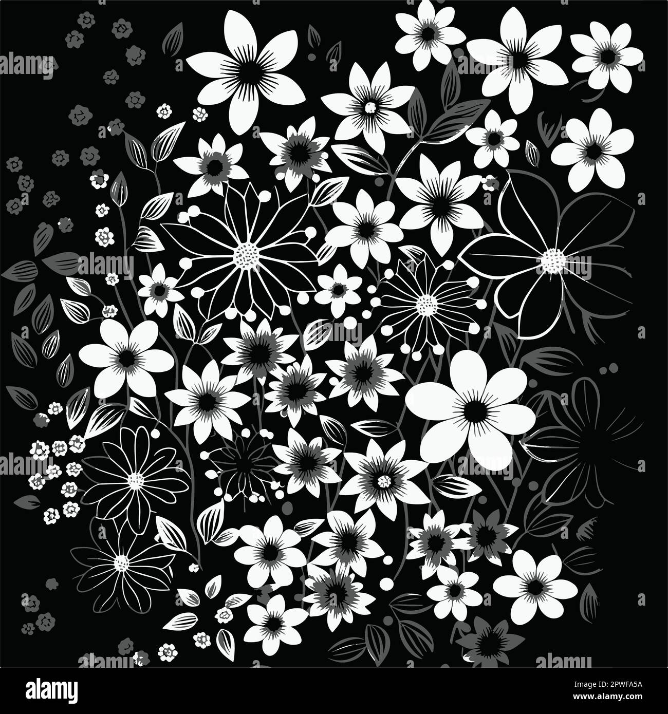 Flower pattern vector floral pattern design Stock Vector Image & Art ...