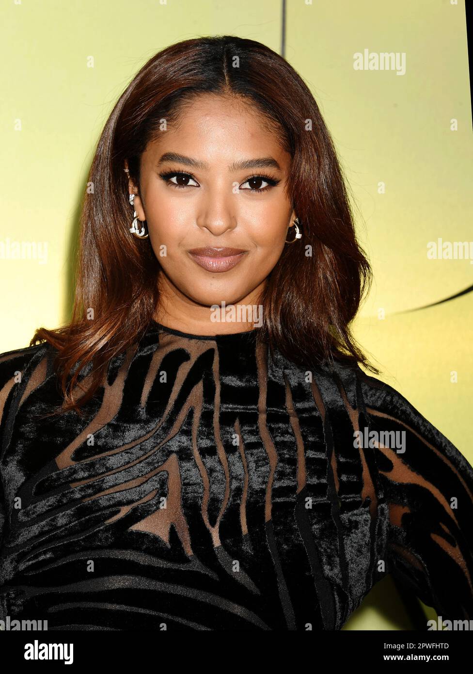 WEST HOLLYWOOD, CALIFORNIA, 3/9/23 Natalia Diamante Bryant attends the Versace  Fall 2023 Show held at the Pacific Design Center in West Hollywood,  California, Thursday, March 9, 2023. Photo by Jennifer Graylock-Graylock.com  917-519-7666