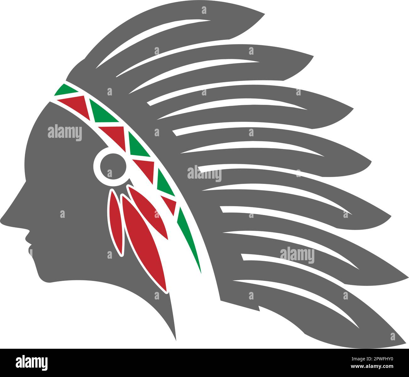 Native American icon logo design illustration Stock Vector Image & Art 