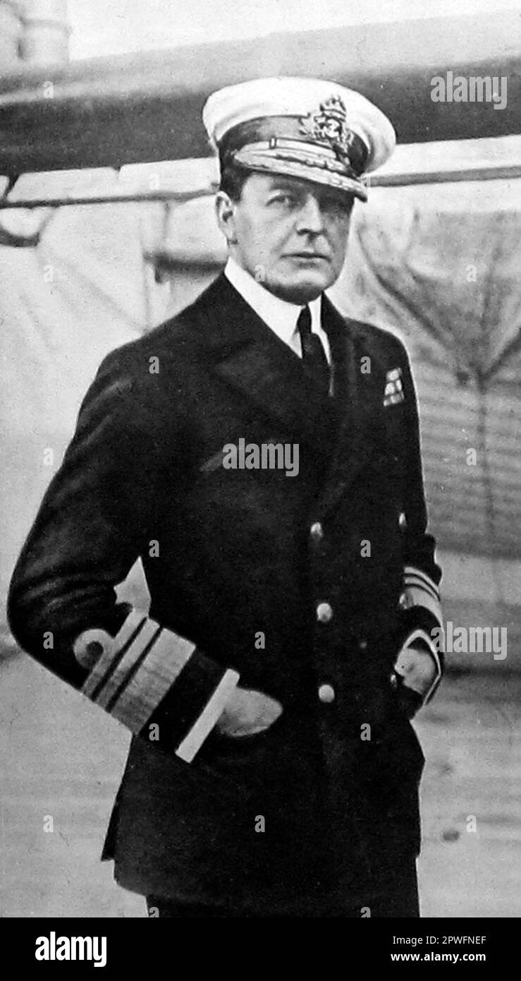 Rear Admiral David Beatty Stock Photo