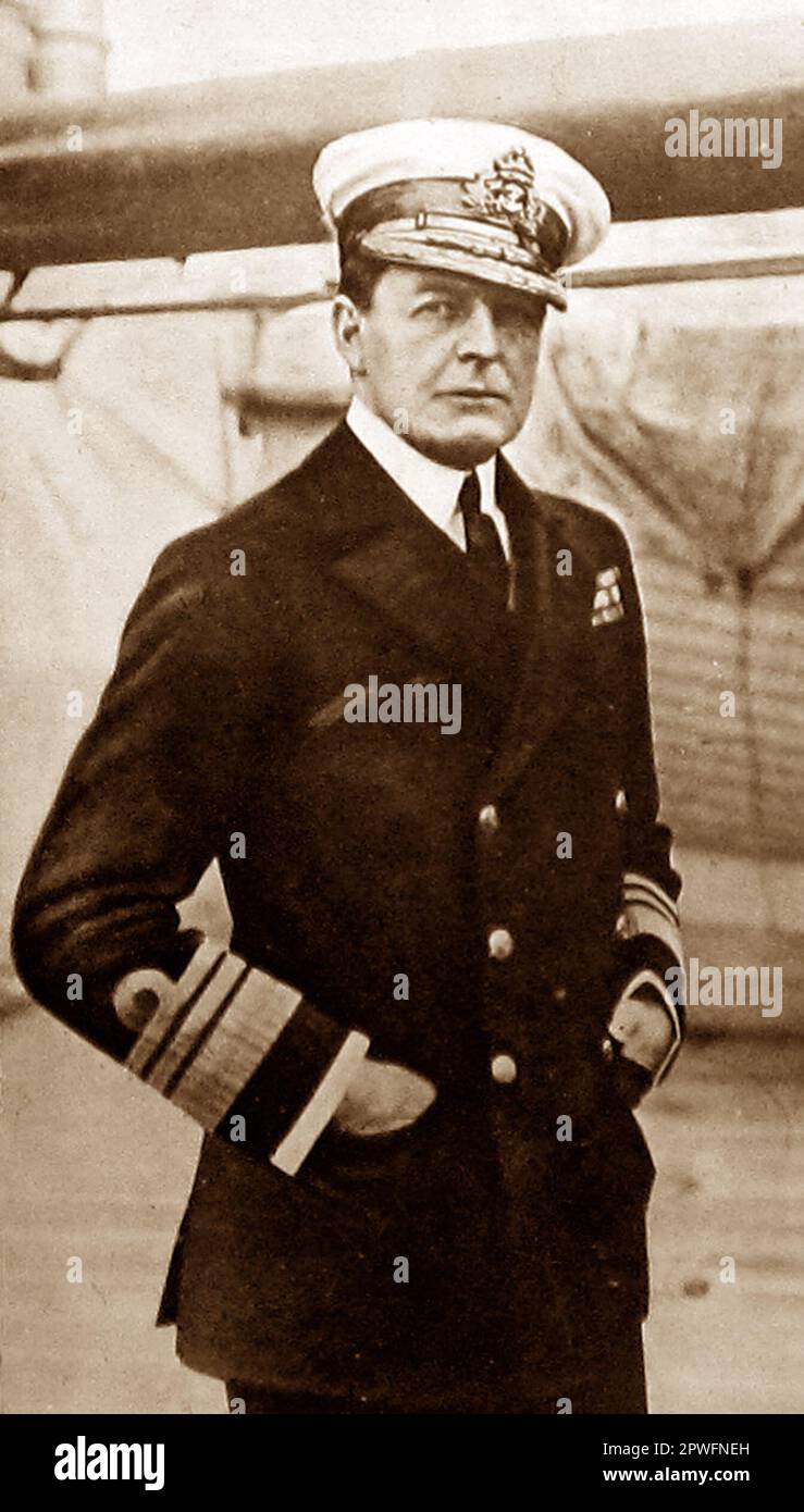 Rear Admiral David Beatty Stock Photo