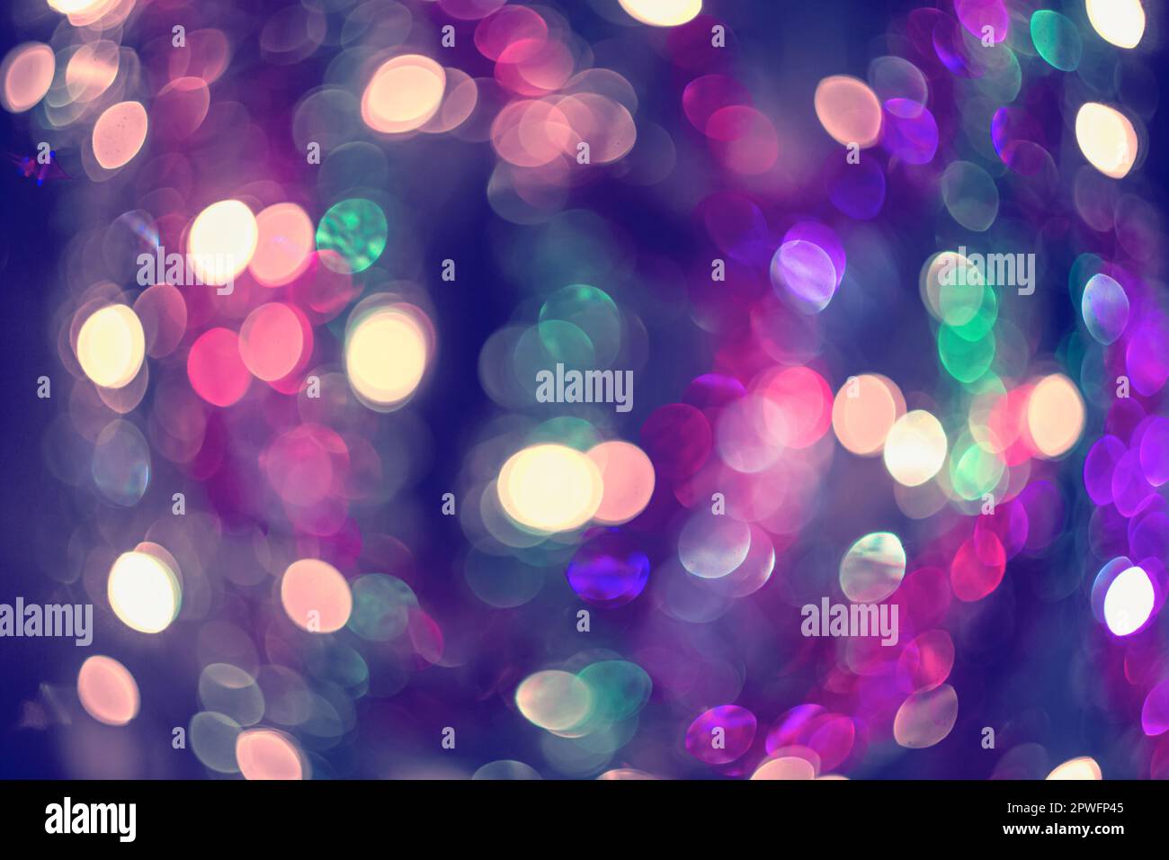 Abstract festive elegant background of blurred with bokeh lights and ...