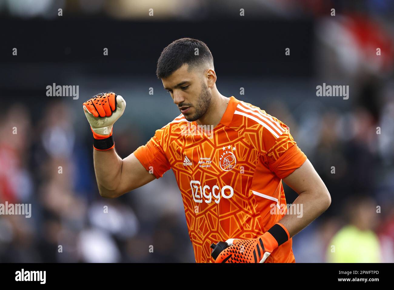 ROTTERDAM - Ajax goalkeeper Geronimo Rulli during the TOTO KNVB Cup ...