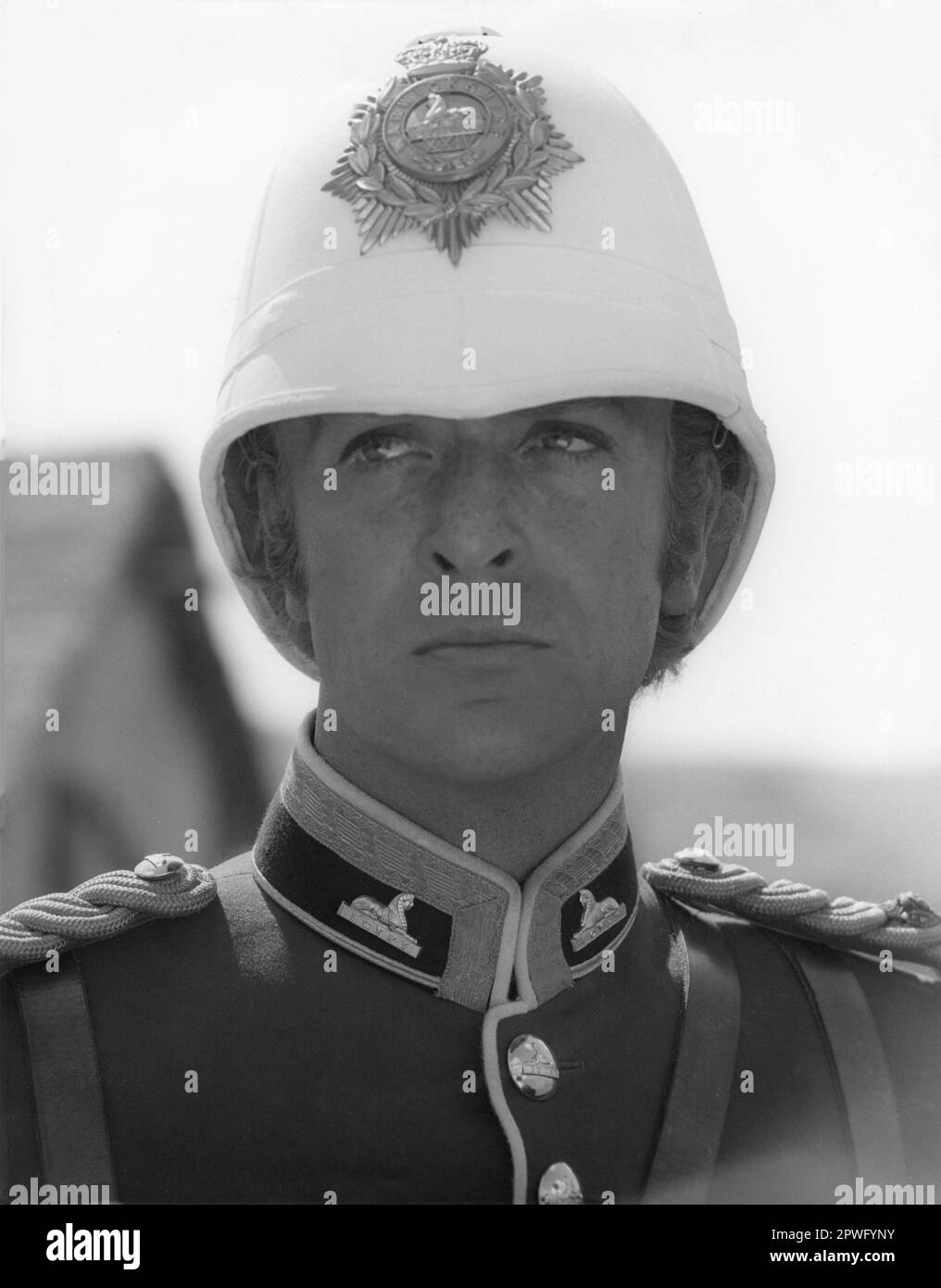 MICHAEL CAINE in ZULU 1964 Director CY ENDFIELD Music JOHN BARRY Diamond Films/ Paramount British Stock Photo