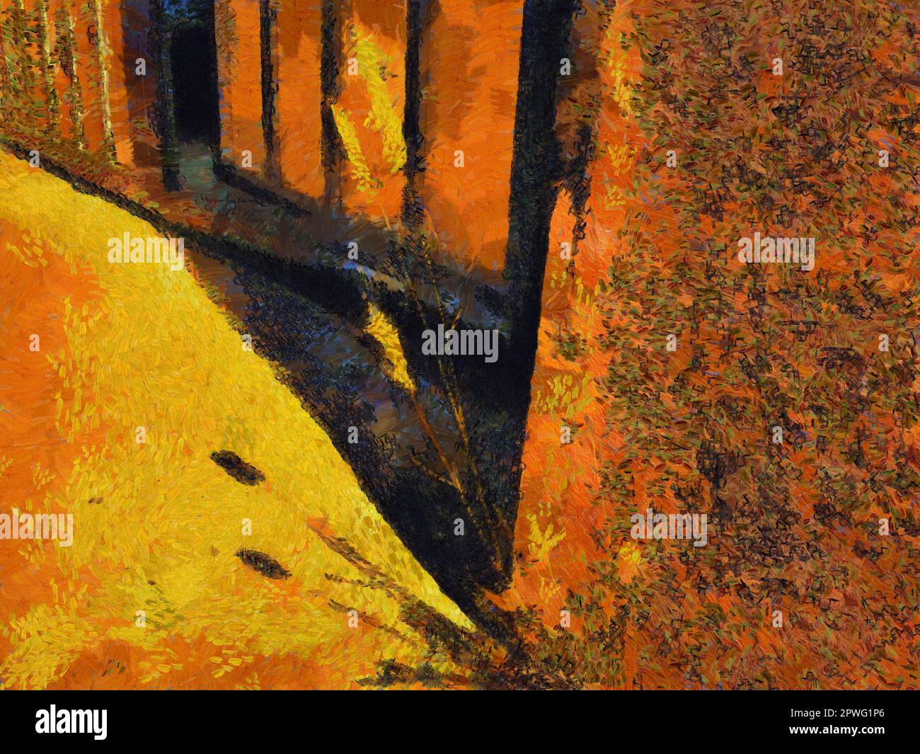 This handpainted artwork perfect for adding a touch of adventure to