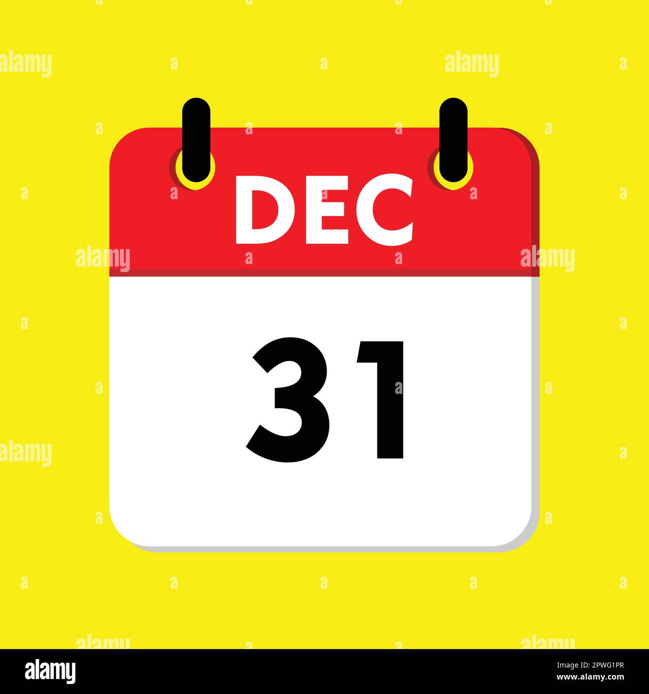 31 dec icon Stock Vector Images Alamy