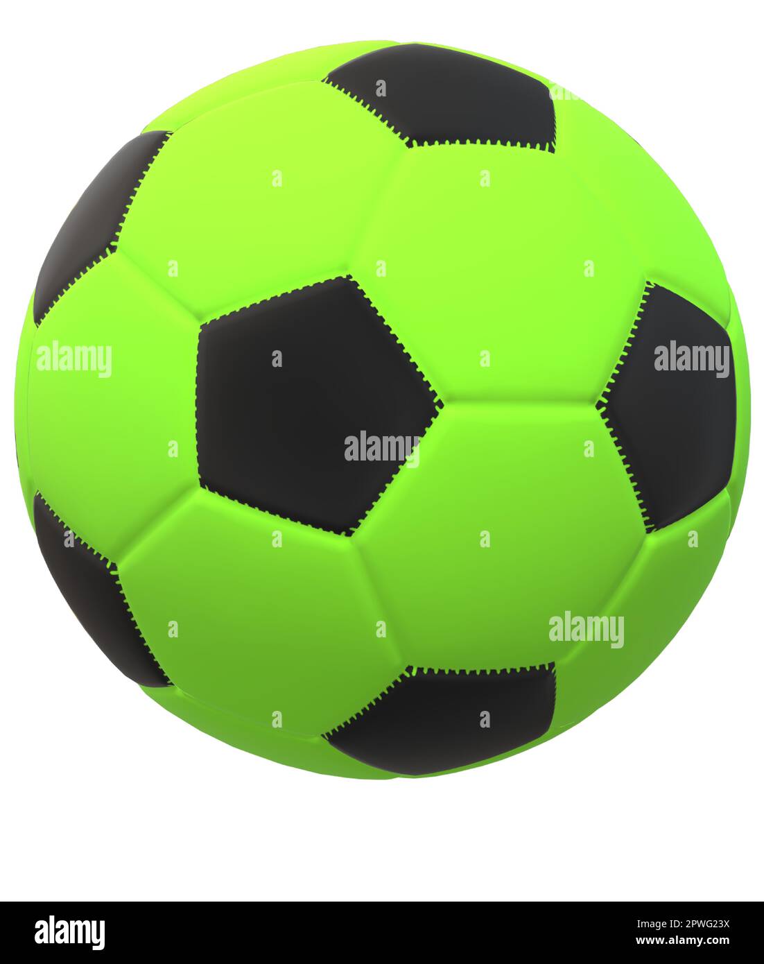 Green Soccer Ball Stock Vector Image & Art Alamy