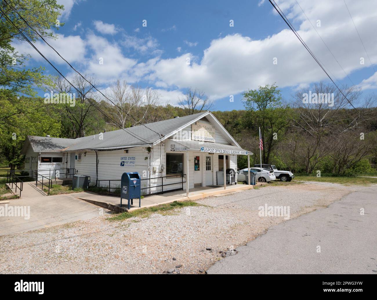 Post office, Devil's Elbow, Missouri Stock Photo Alamy