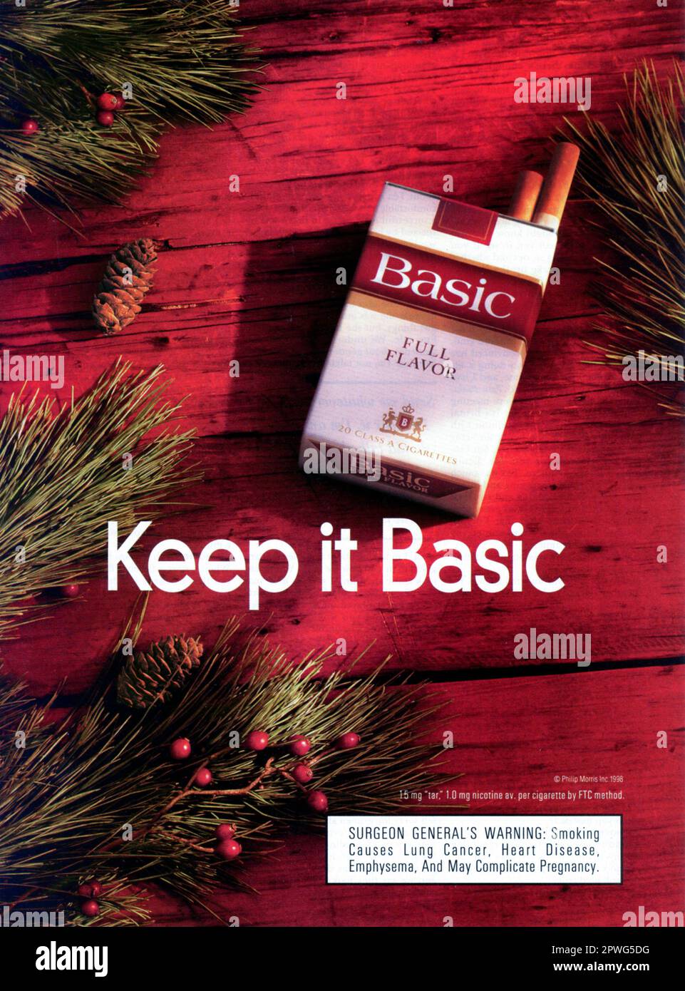 Vintage "Playboy" December 1998 magazine issue advert, USA Stock Photo