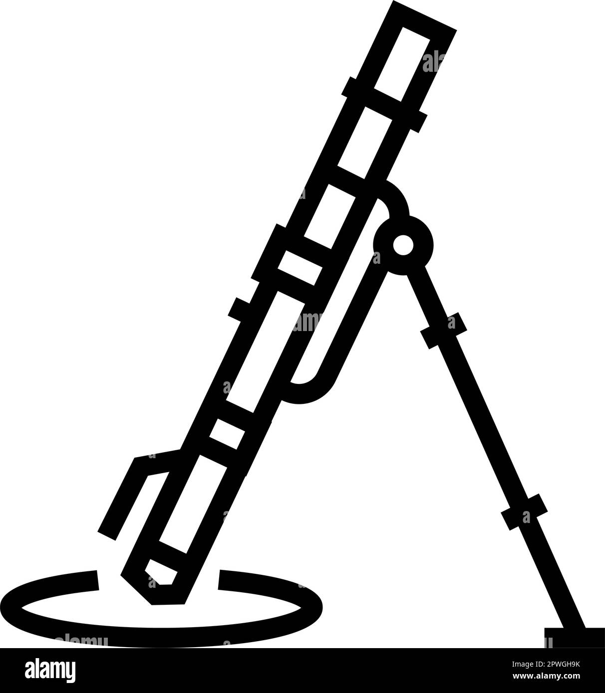 Mortar bomb Stock Vector Images Alamy