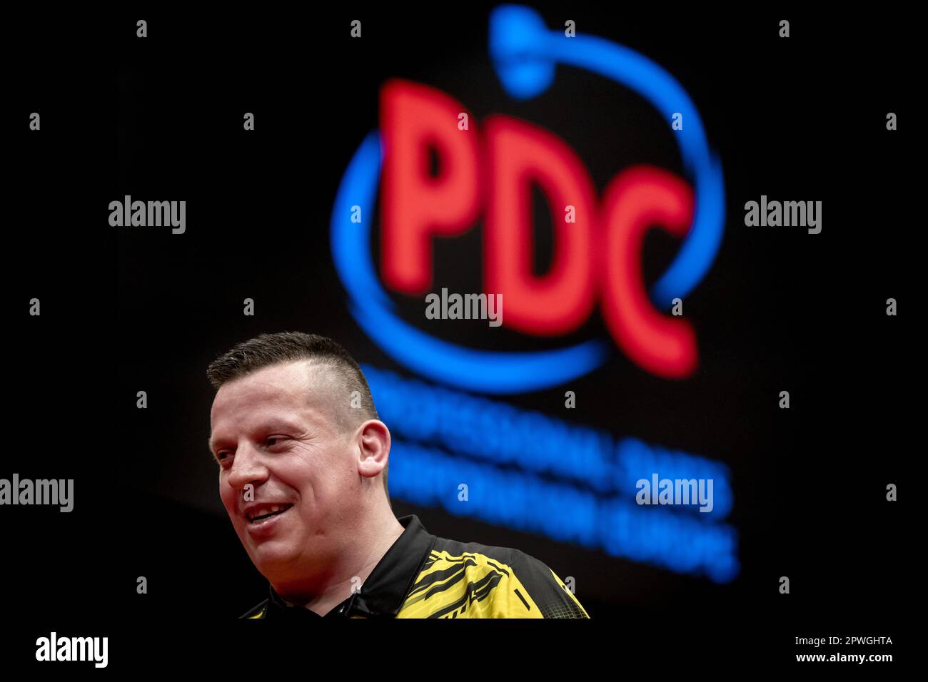 LEEUWARDEN Dave Chisnall (ENG) during the final during the Dutch
