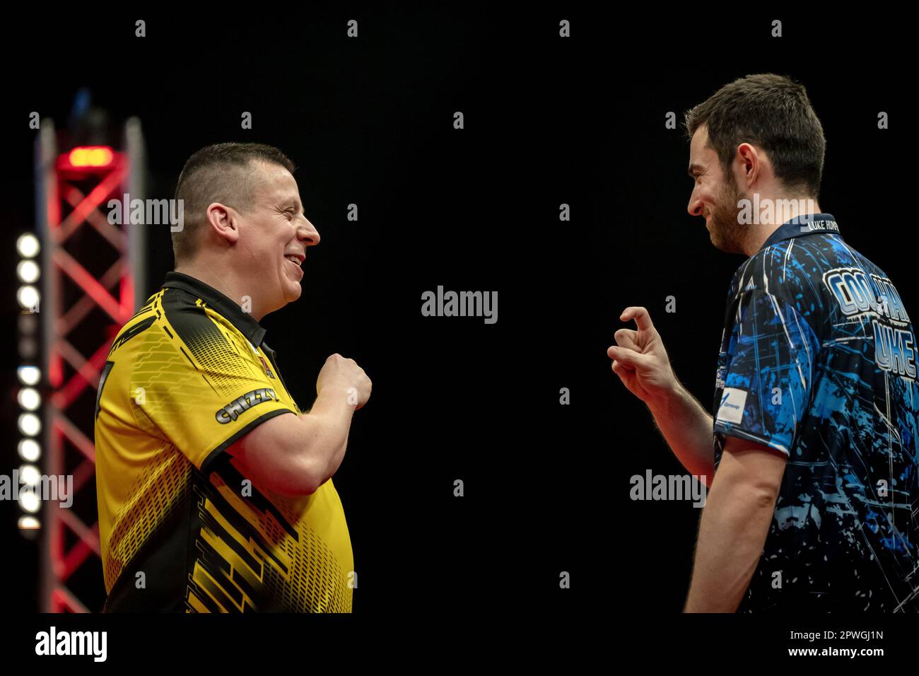 LEEUWARDEN Dave Chisnall (ENG) wins the final of the Dutch Darts