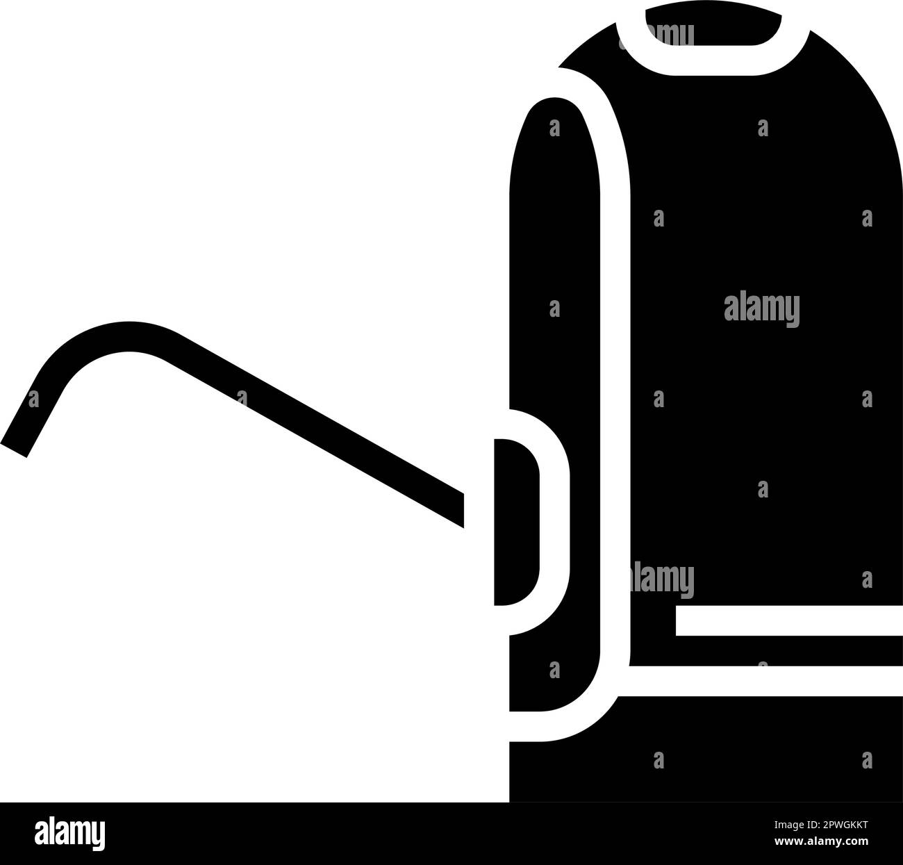 smart-water-dispenser-home-glyph-icon-vector-illustration-stock-vector