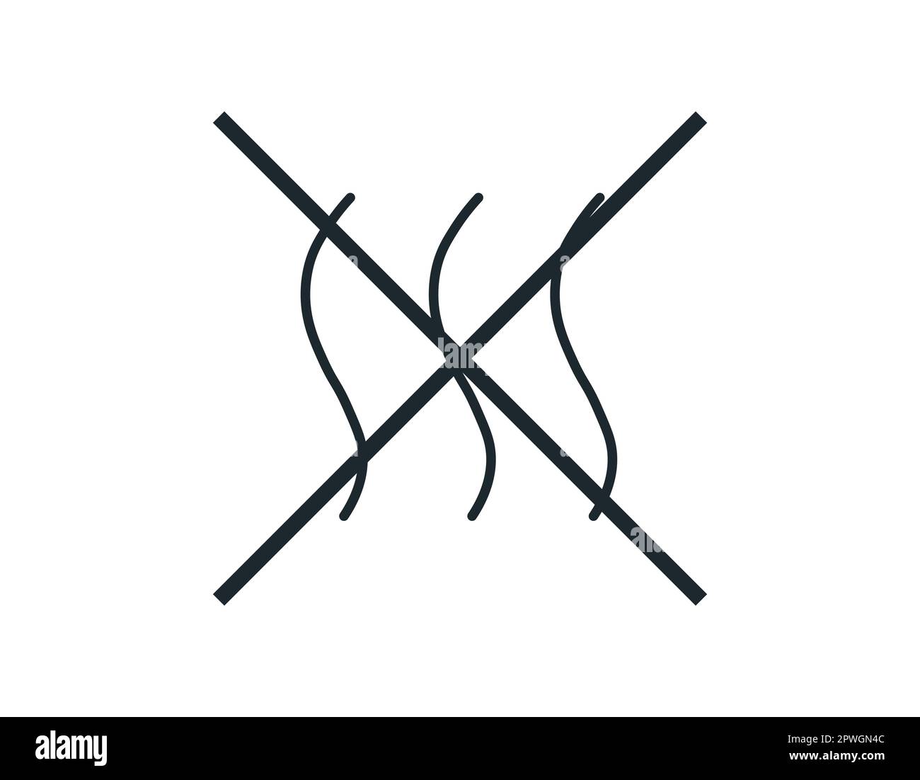 Non Pyrogenic Symbol. Graphical Symbols for Medical devices Stock