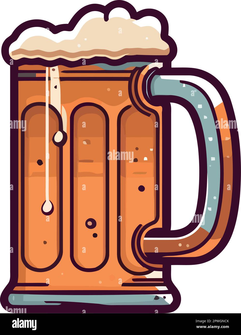 delicious beer jar drink Stock Vector Image & Art Alamy