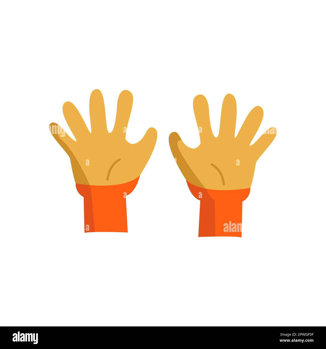 Wearing gardening gloves Stock Vector Images - Alamy