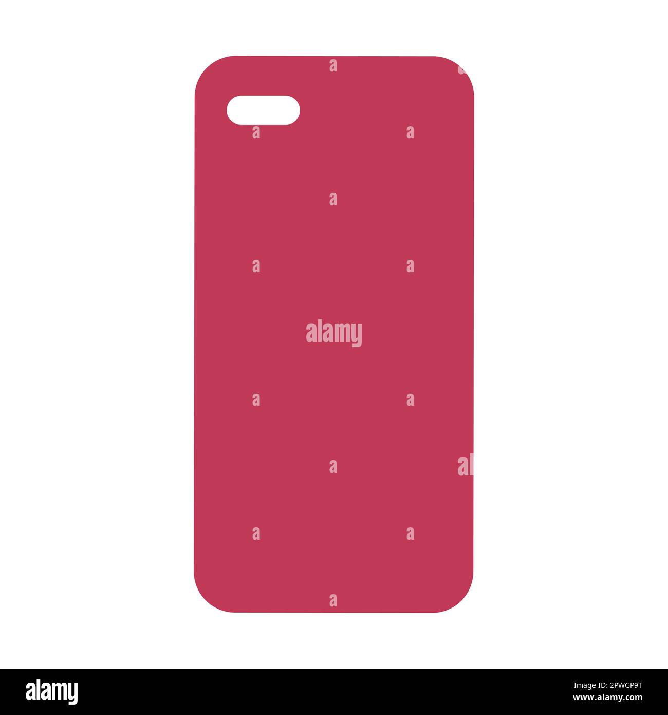 Mobile phone cover pad cartoon illustration. Cellphones case, charger