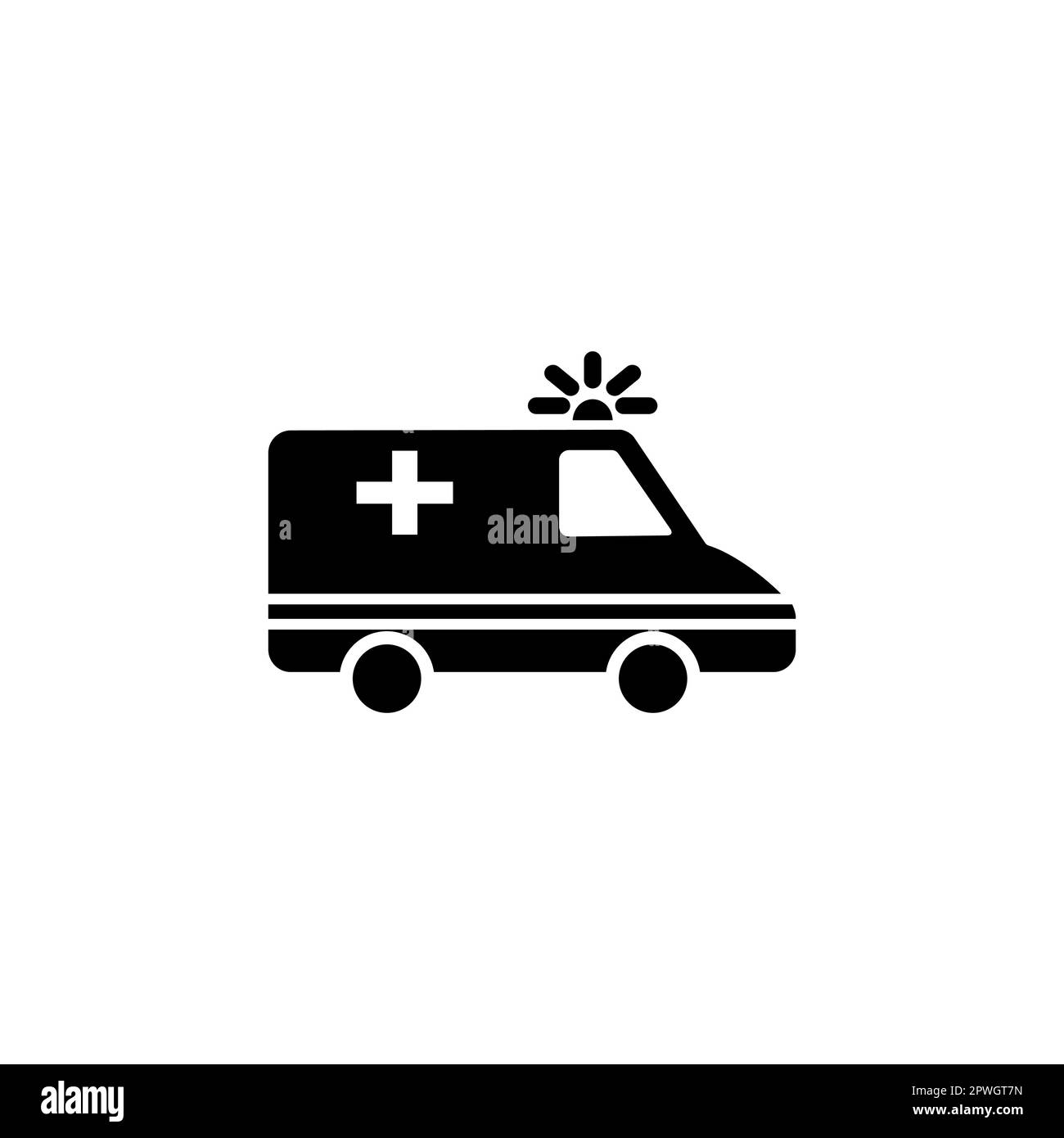 Ambulance icon vector. Ambulance car icon Stock Vector Image & Art - Alamy