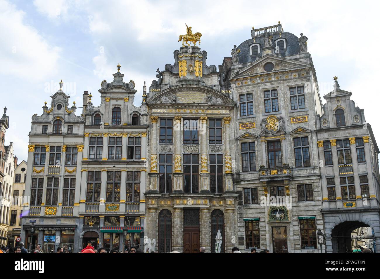 Grand Place Brussels Stock Photo