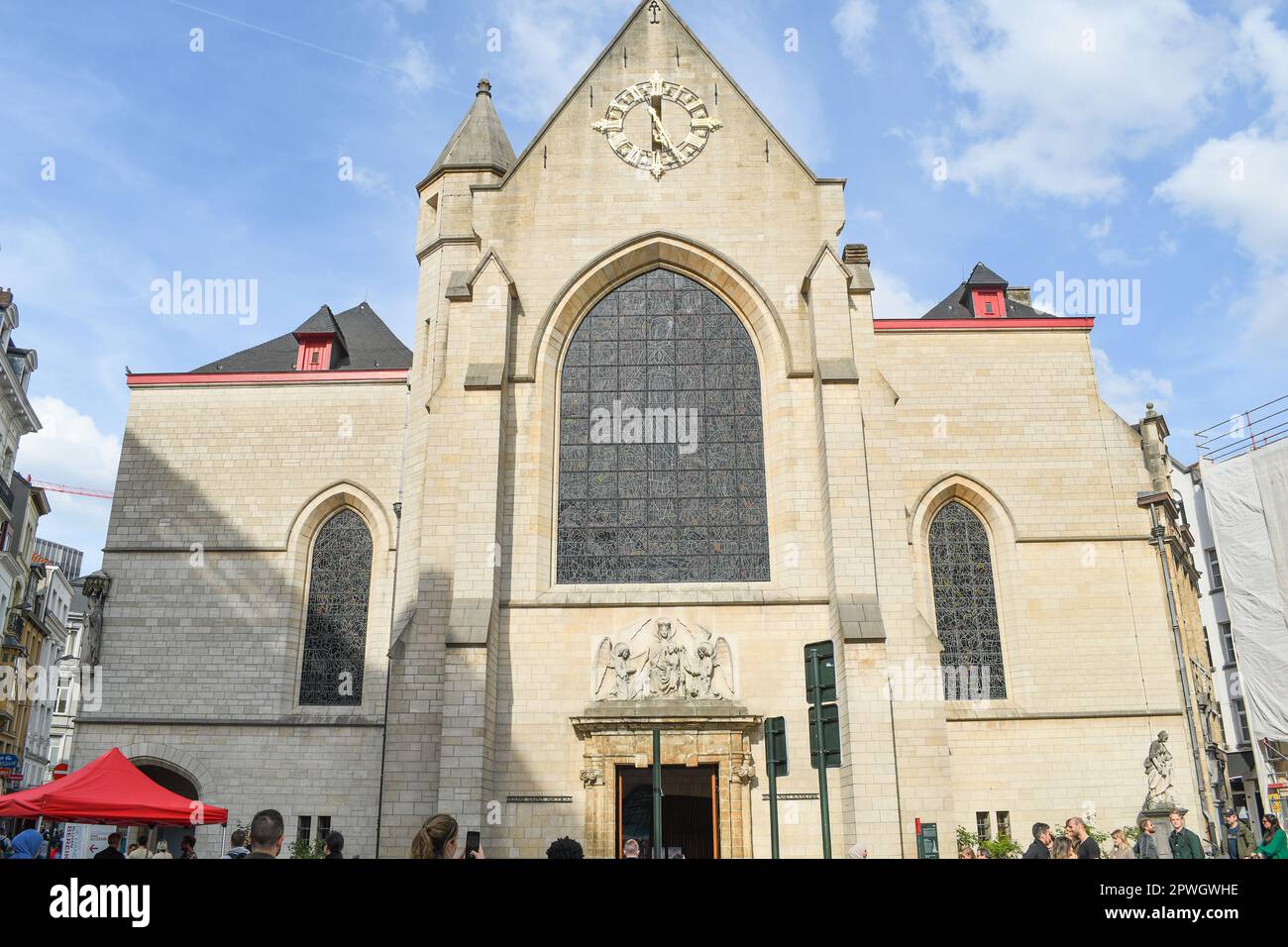 Saint Nicolas Church Belgium Stock Photo Alamy