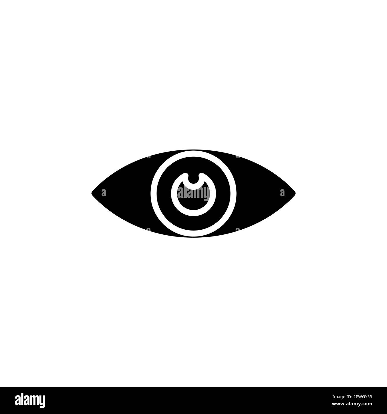 Eye icon. Look and Vision icon. Eye vector icon Stock Vector Image ...