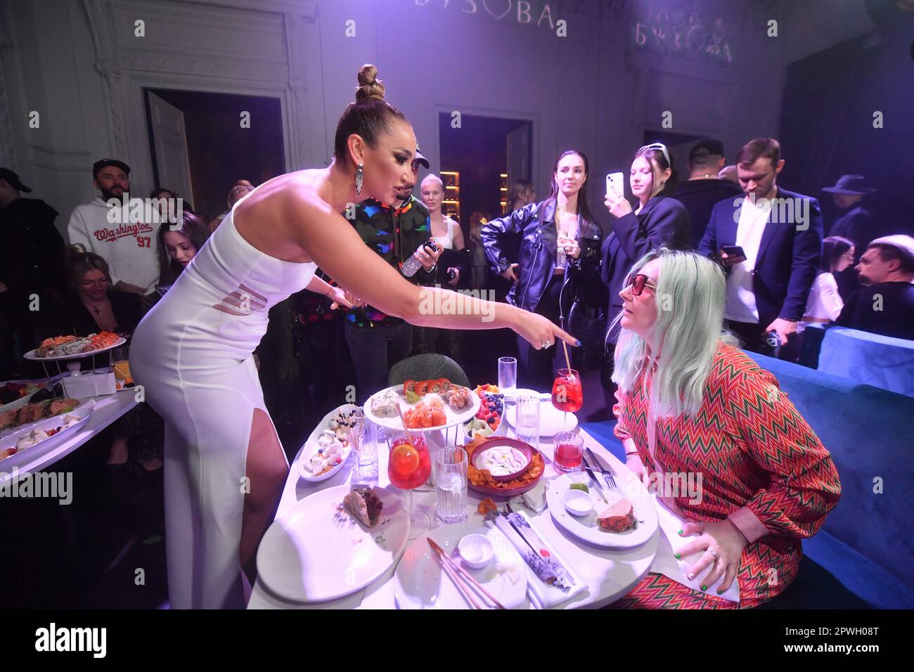 Moscow. Singer Olga Buzova Stock Photo - Alamy