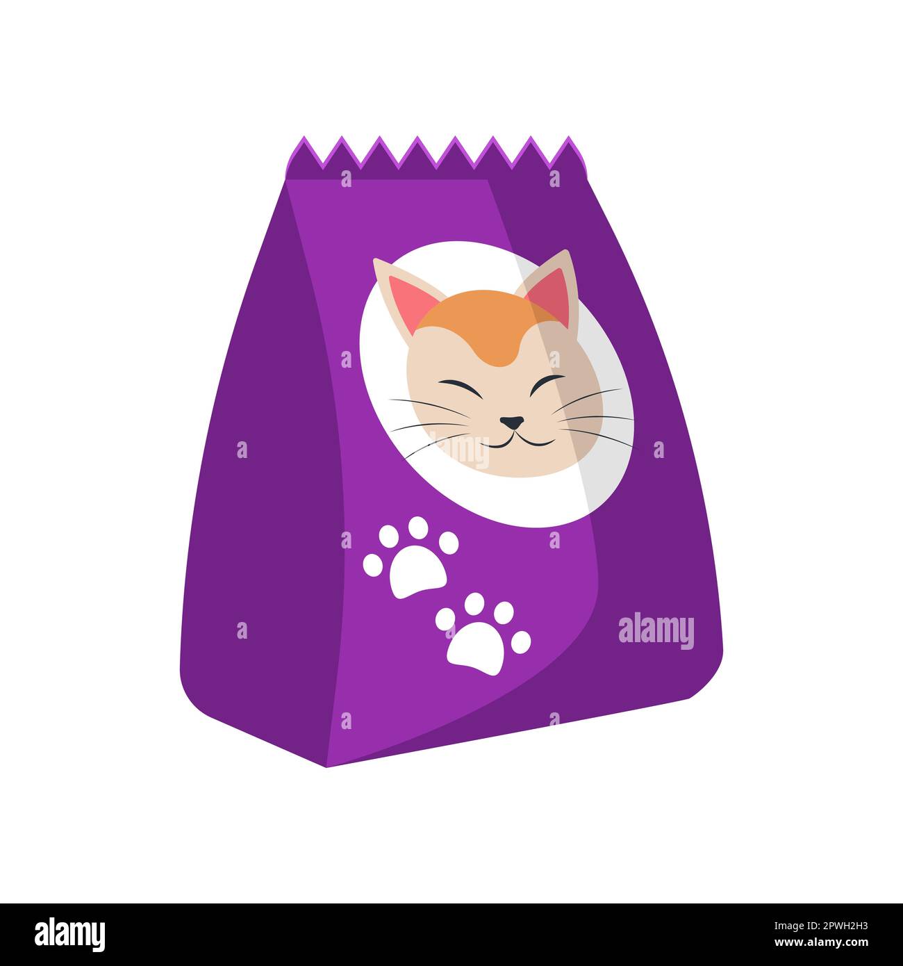 Cat food in bag vector illustration Stock Vector Image & Art Alamy
