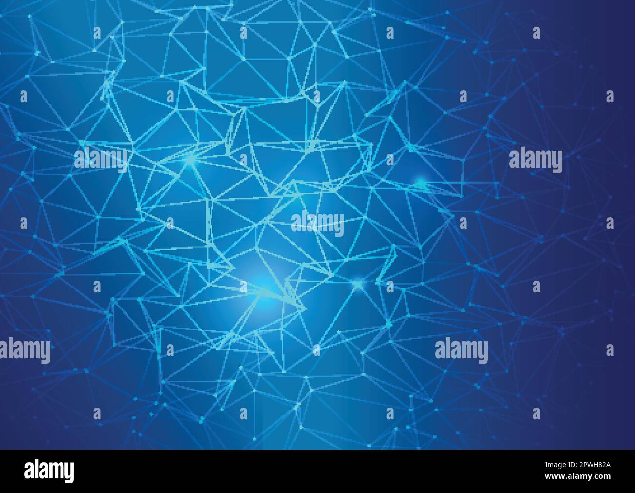 Abstract low poly background with connecting lines and dots Stock ...