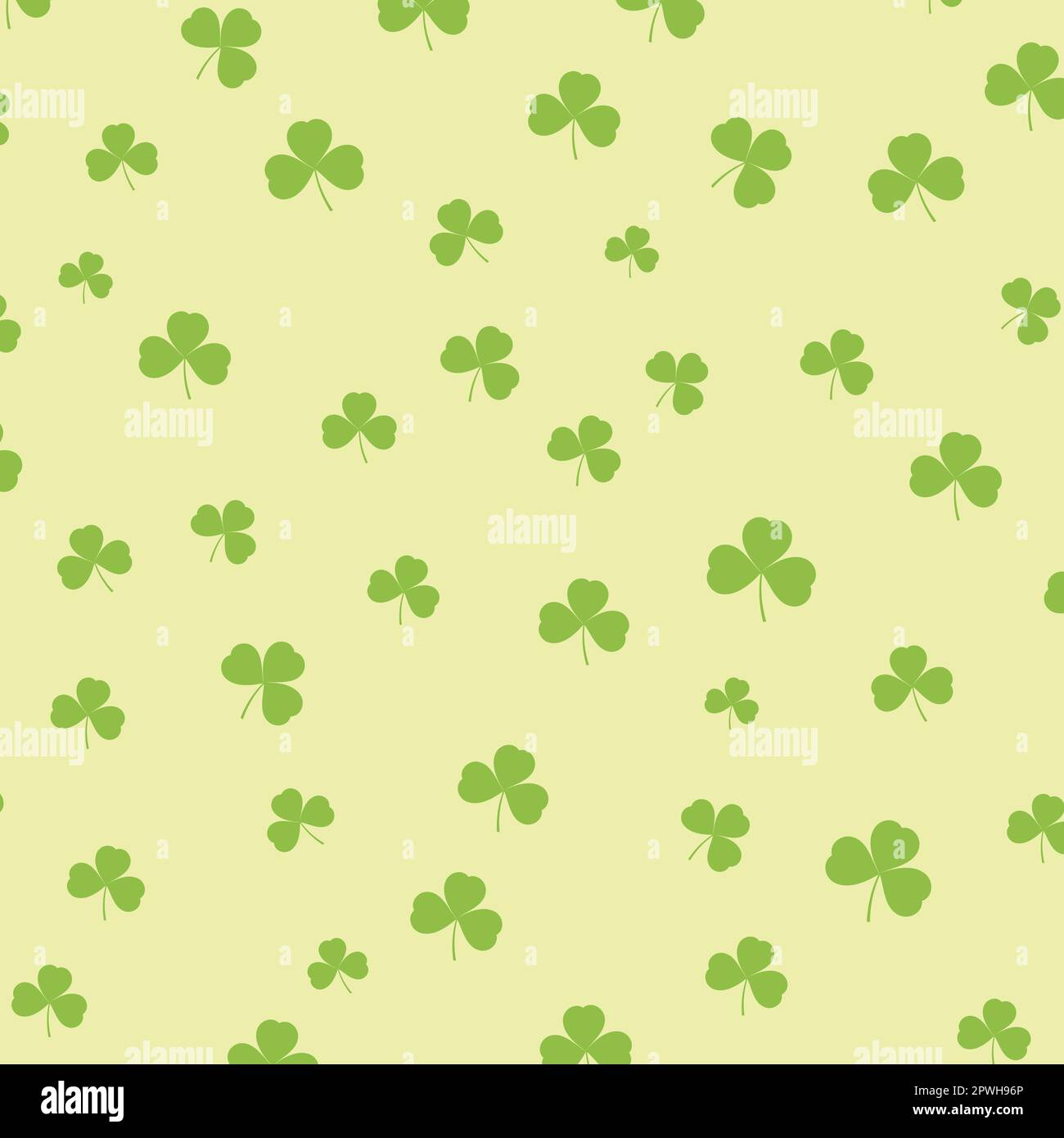 St Patricks day background with shamrock pattern Stock Vector Image ...