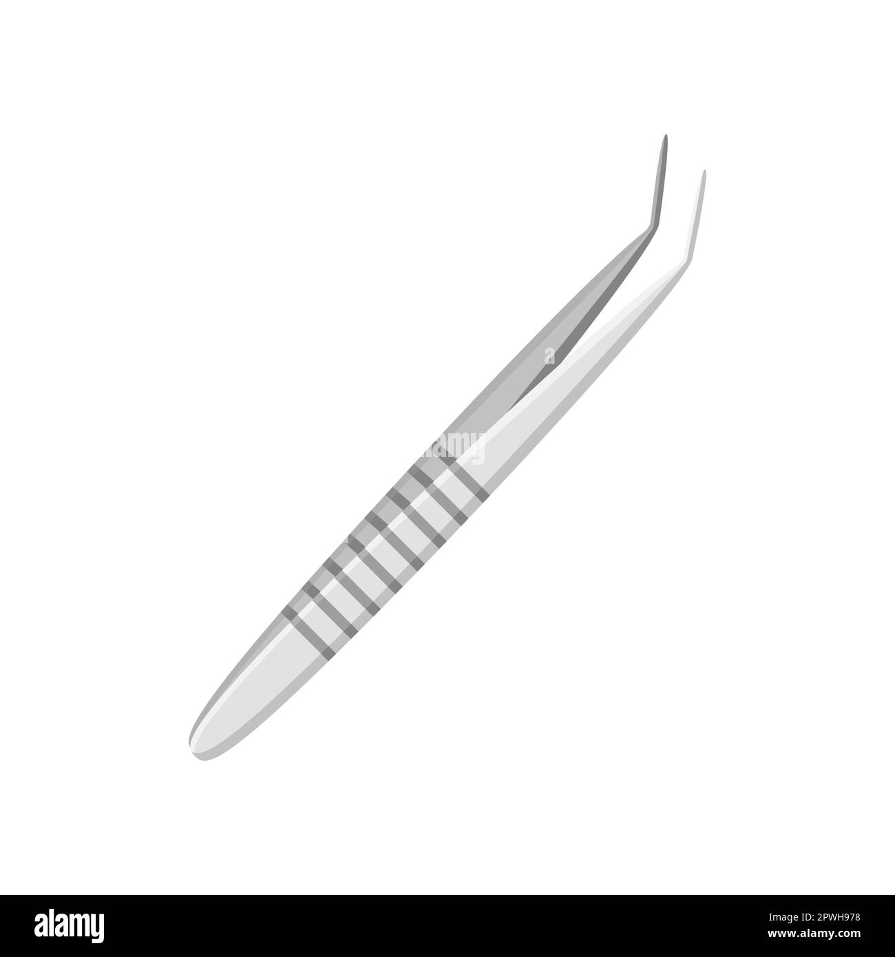 Dental steel tweezers vector illustration Stock Vector Image & Art Alamy