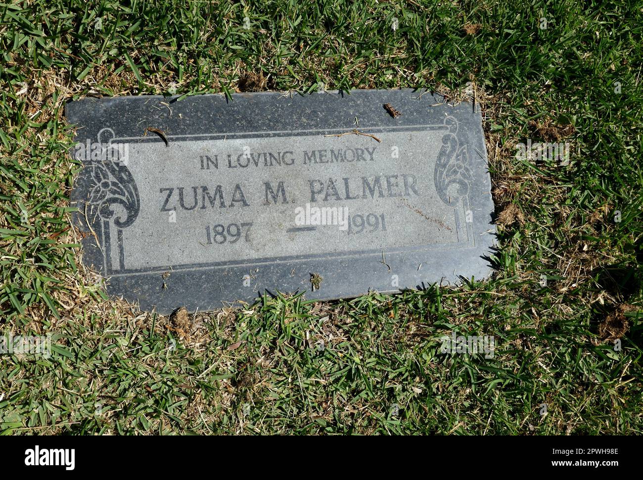 Los Angeles, California, USA 29th April 2023 Zuma Palmer Grave at ...
