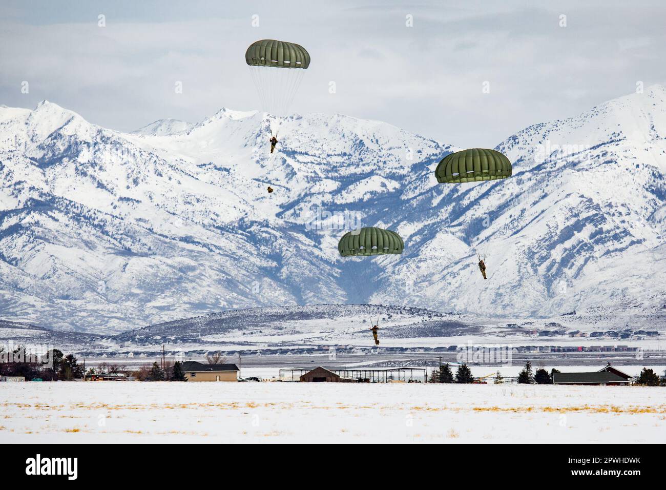 U.S. Army Paratroopers assigned to the 19th Special Forces Group