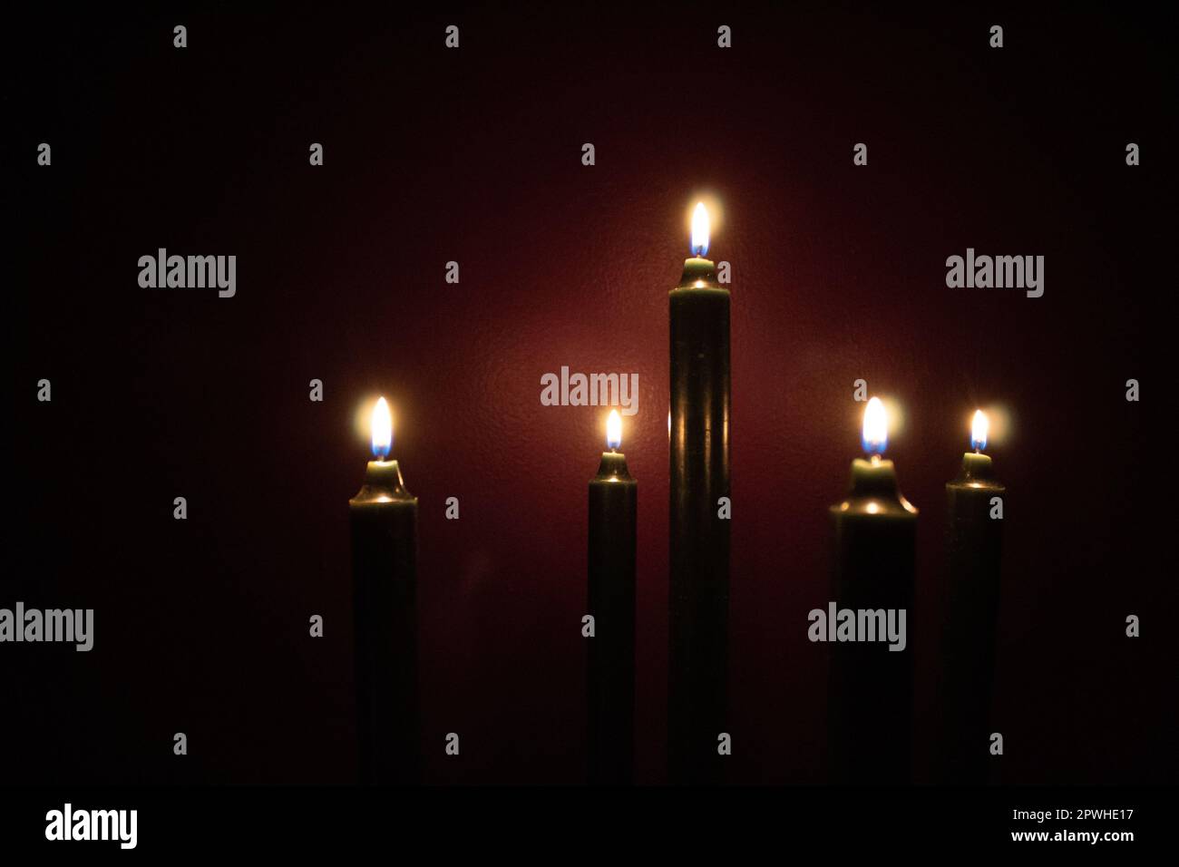 Candelabra candles hi-res stock photography and images - Alamy