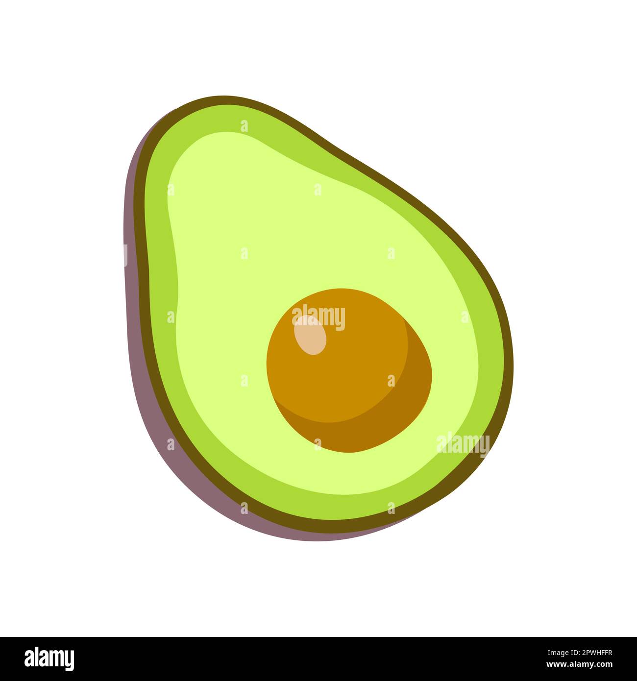 Avocado with vitamin C vector illustration Stock Vector Image & Art Alamy