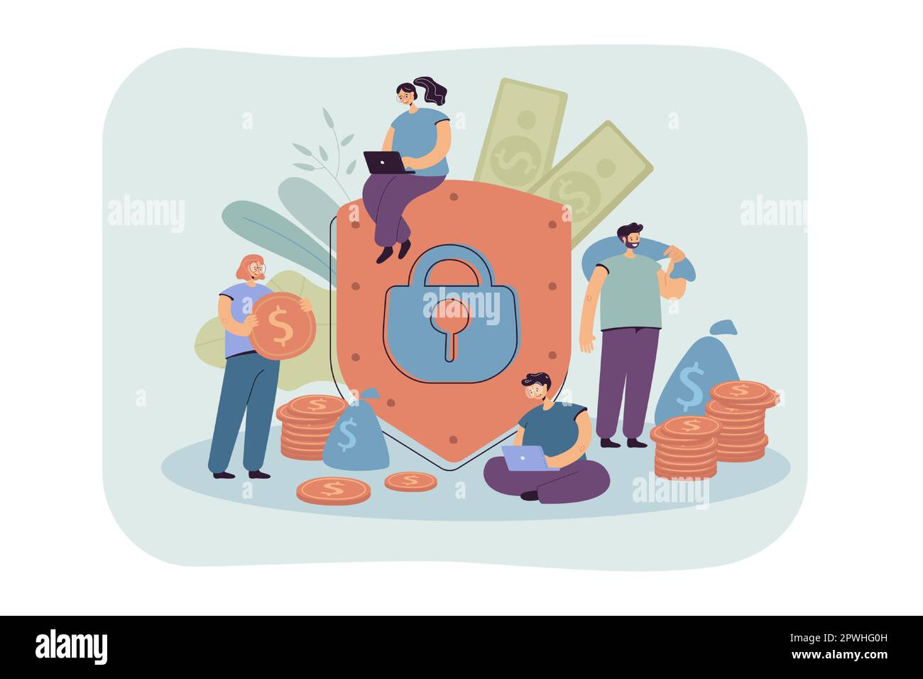 Finance insurance and safety concept Stock Vector Image & Art Alamy