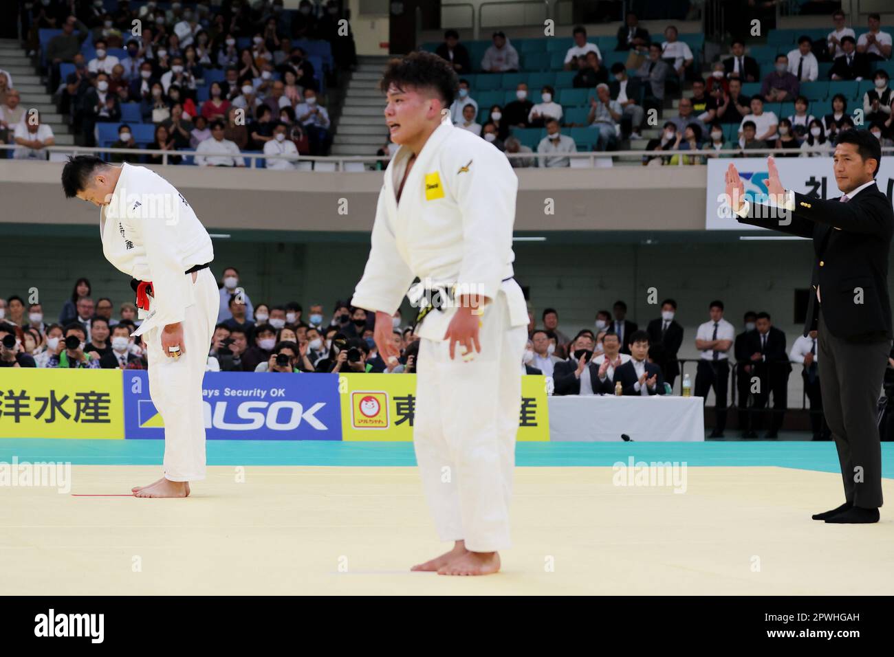 Nippon Budokan, Tokyo, Japan. 29th Apr, 2023. (LR) Hisayoshi Harasawa, Goki Tajima, APRIL 29