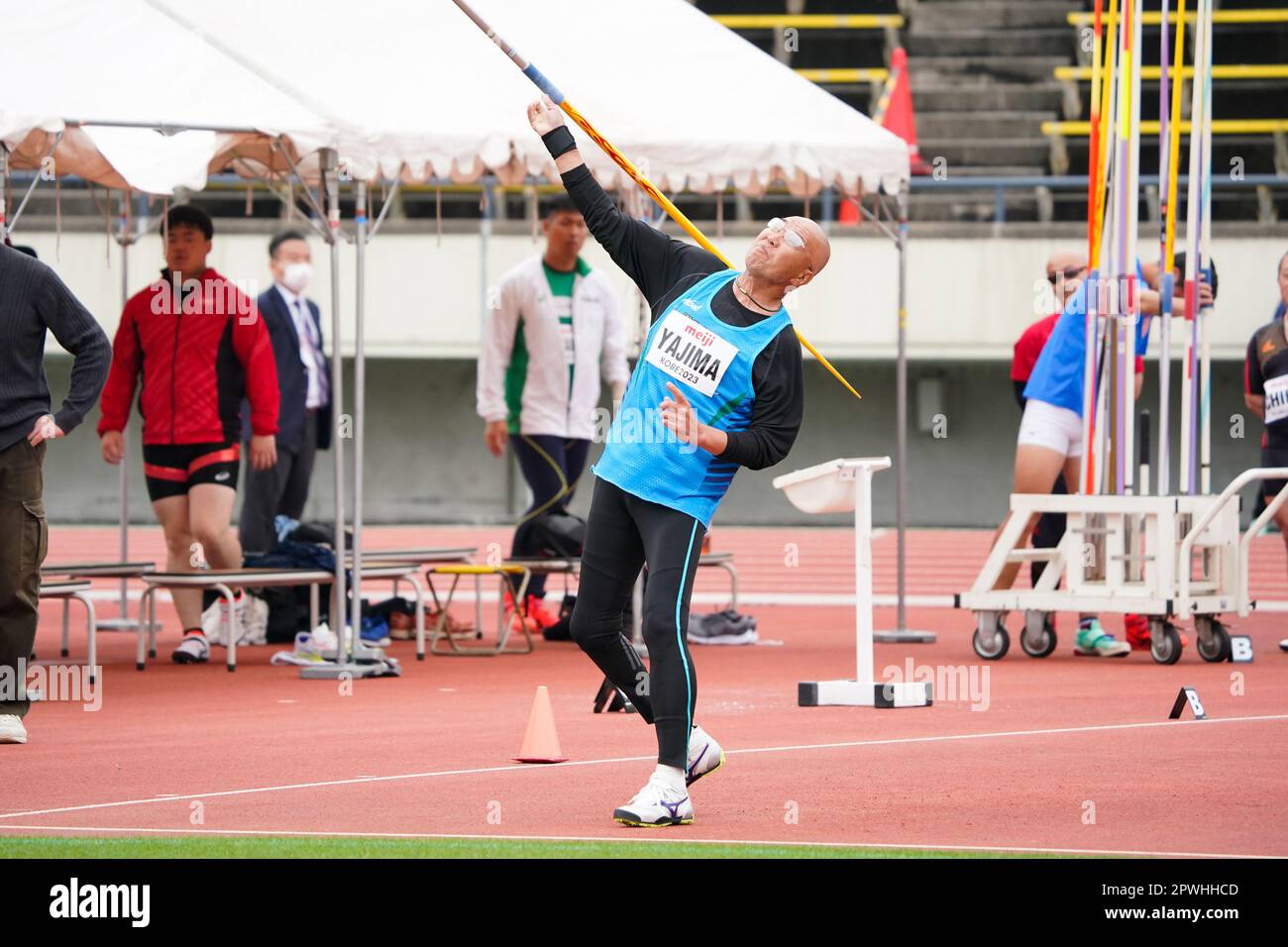 Kobe Japan. 30th Apr, 2023. Kazumi Yajima (JPN), APRIL 30, 2023 Athletics Men's Javelin
