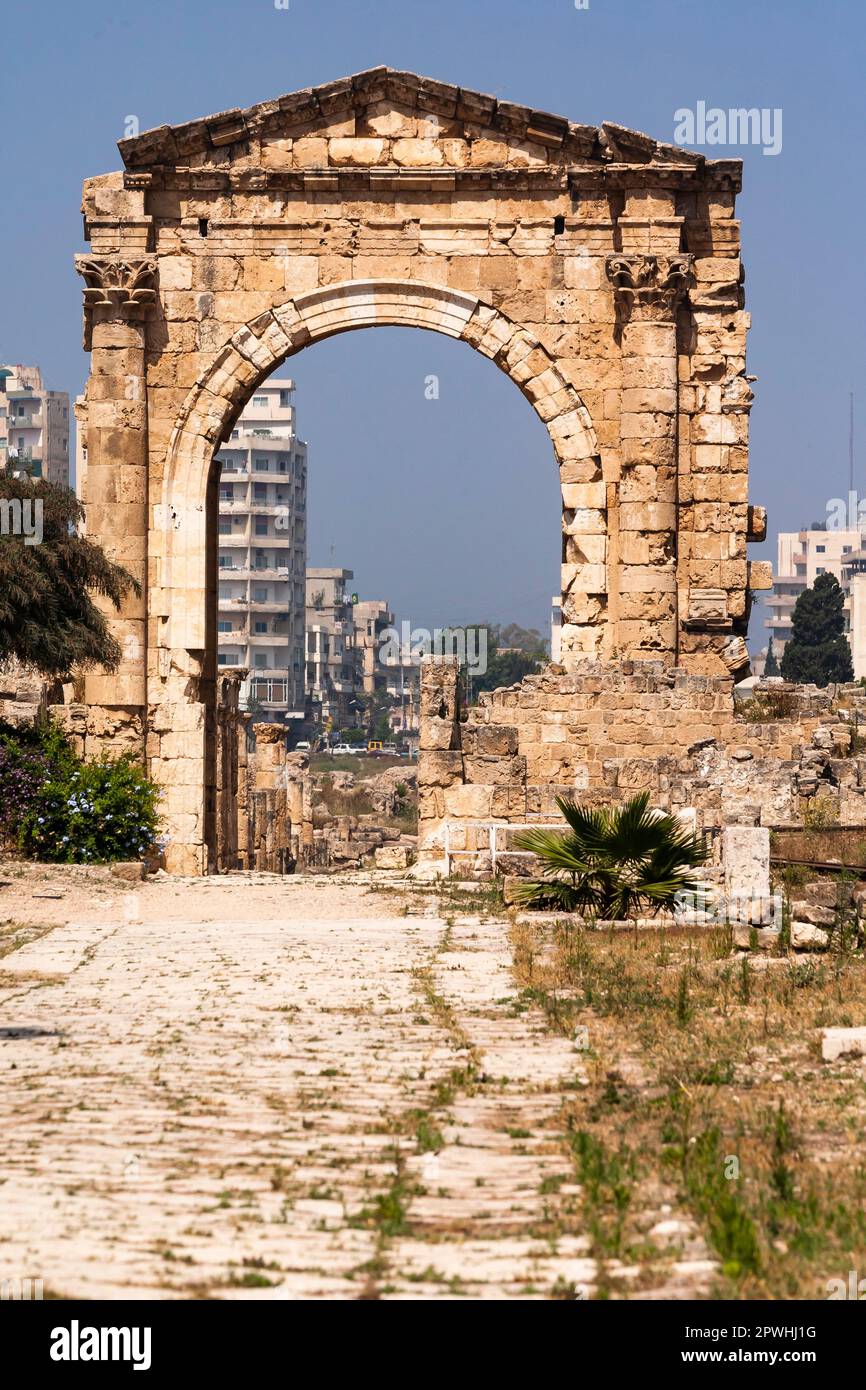 Roman triumph arch, necropolis at Tyre main land, Tyre(Sour,Sur
