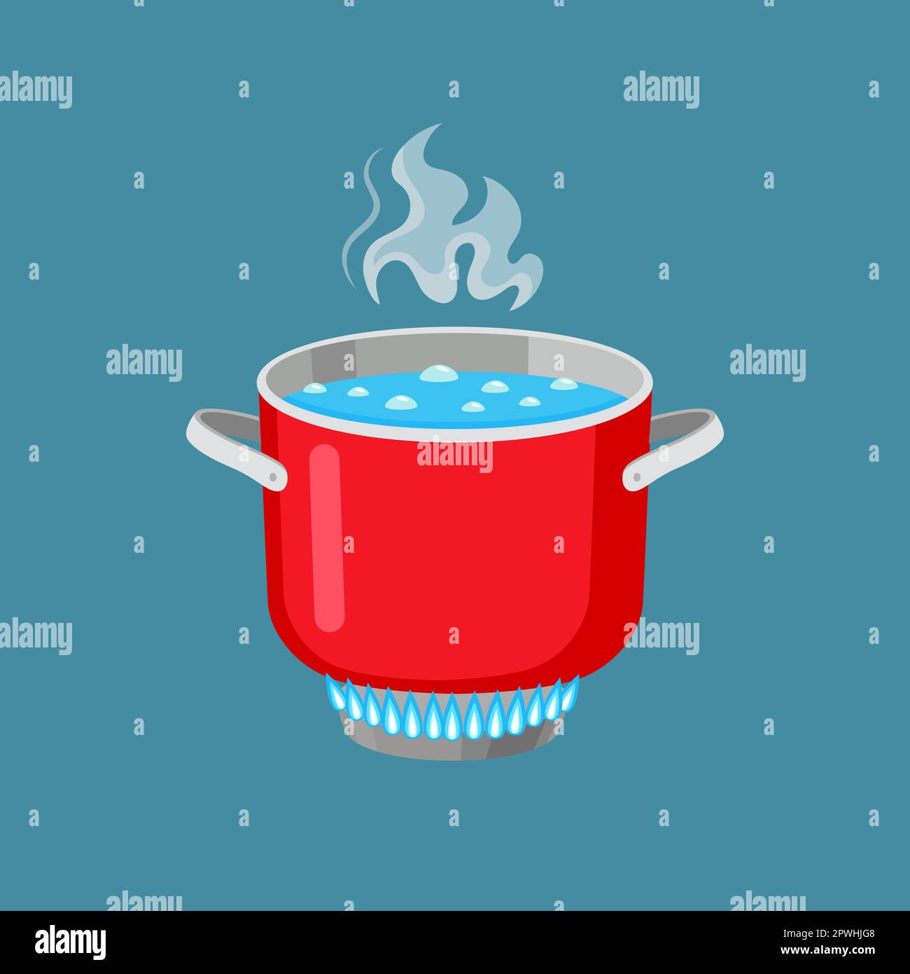 https://c8.alamy.com/comp/2PWHJG8/saucepan-with-boiling-water-isolated-on-blue-background-2PWHJG8.jpg
