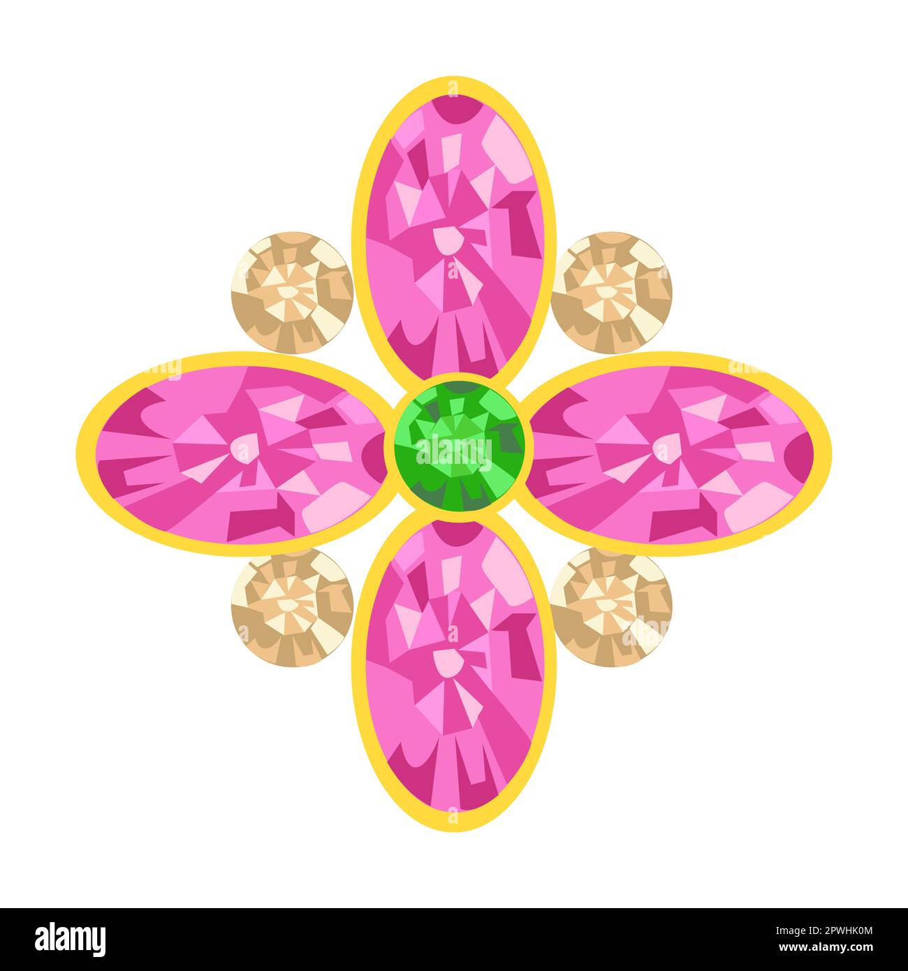 Pink Tilted Tiara And Number 24 Clip Art at  - vector