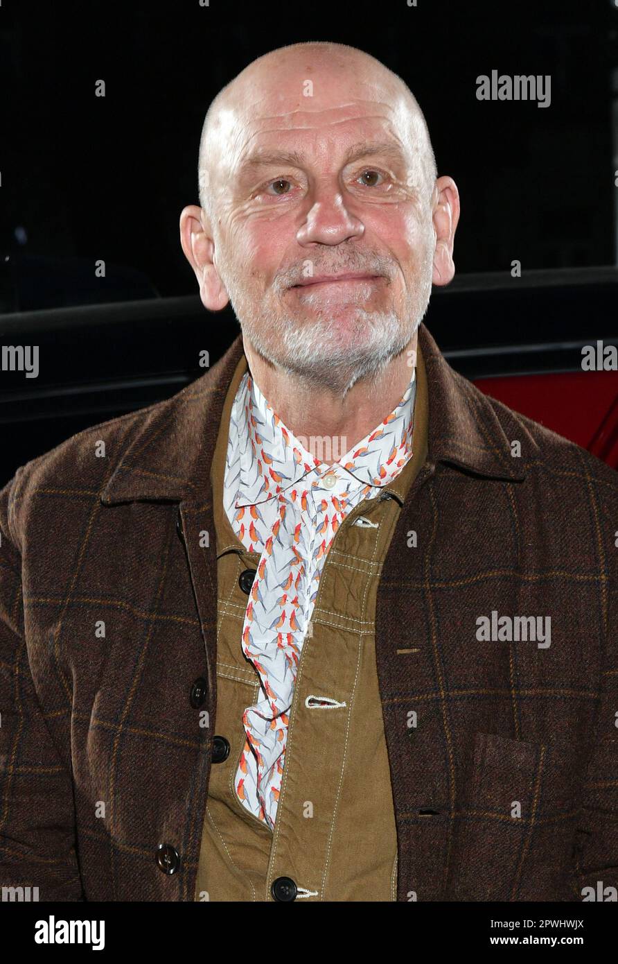 Krakow, Poland. 28th Apr, 2023. John Malkovich, an American actor attends the Krakow Film Festival, where he was a special guest at the Opening Gala at the Kijow cinema in Krakow. Mastercard Off Camera - festival of independent cinema took place in Krakow for the 16th time. Credit: SOPA Images Limited/Alamy Live News Stock Photo