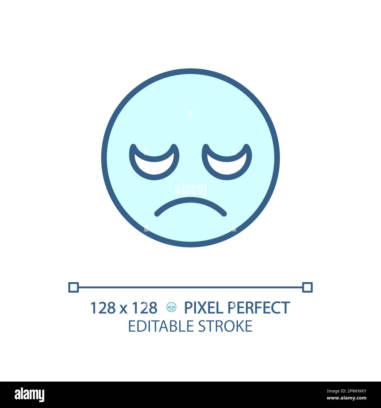 Thin disappointed Stock Vector Images - Alamy