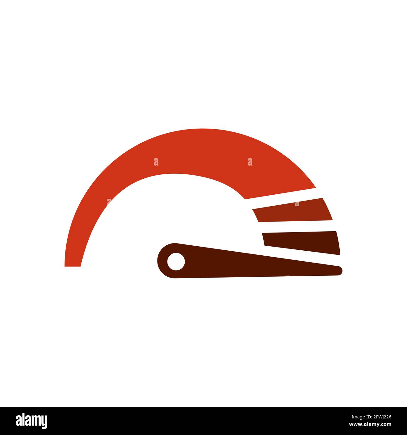 The tachometer, speedometer and indicator icon. Performance measurement symbol. Stock Vector