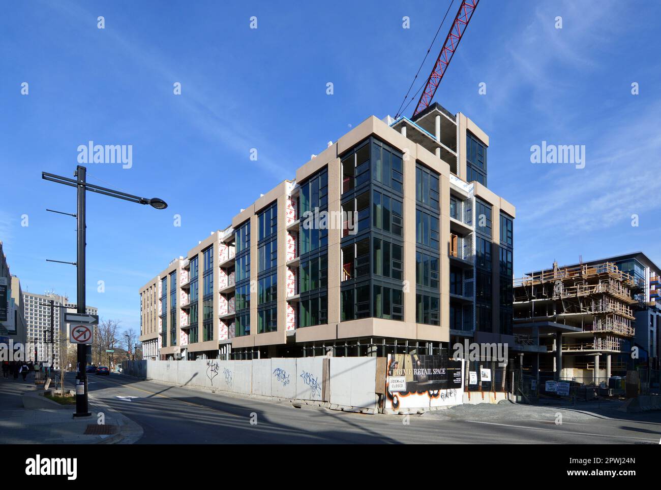 The Mills development under construction on Spring Garden Road in
